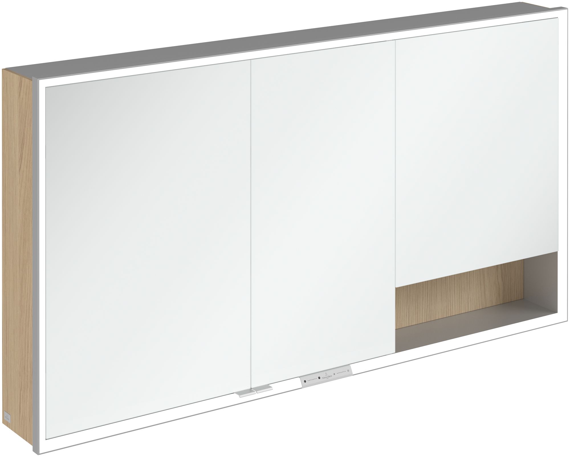 Villeroy & Boch My View+ kast 140x16.8x75 cm met spiegel eik A48114VJ