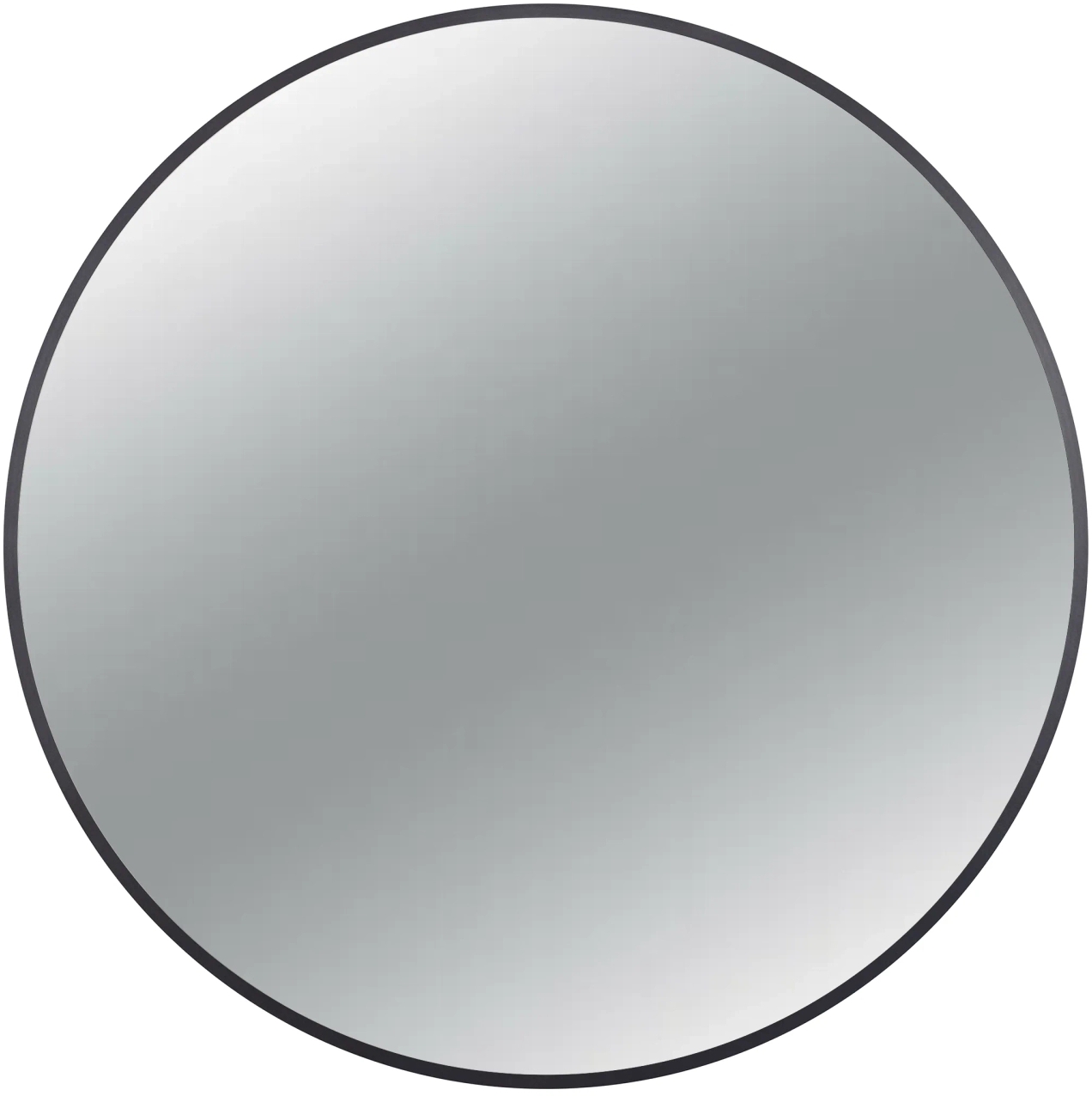 Balneo Corina spiegel 60x60 cm rond zwart L0101010503-1