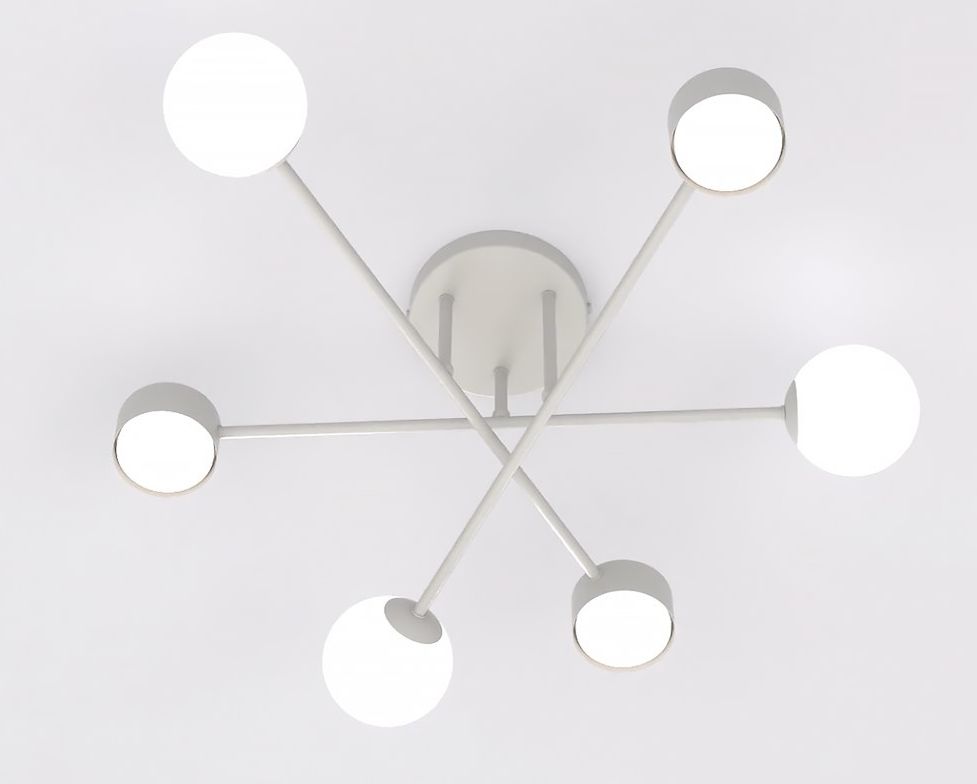 Emibig Holon plafondlamp 6x8 W grijs 1561/6