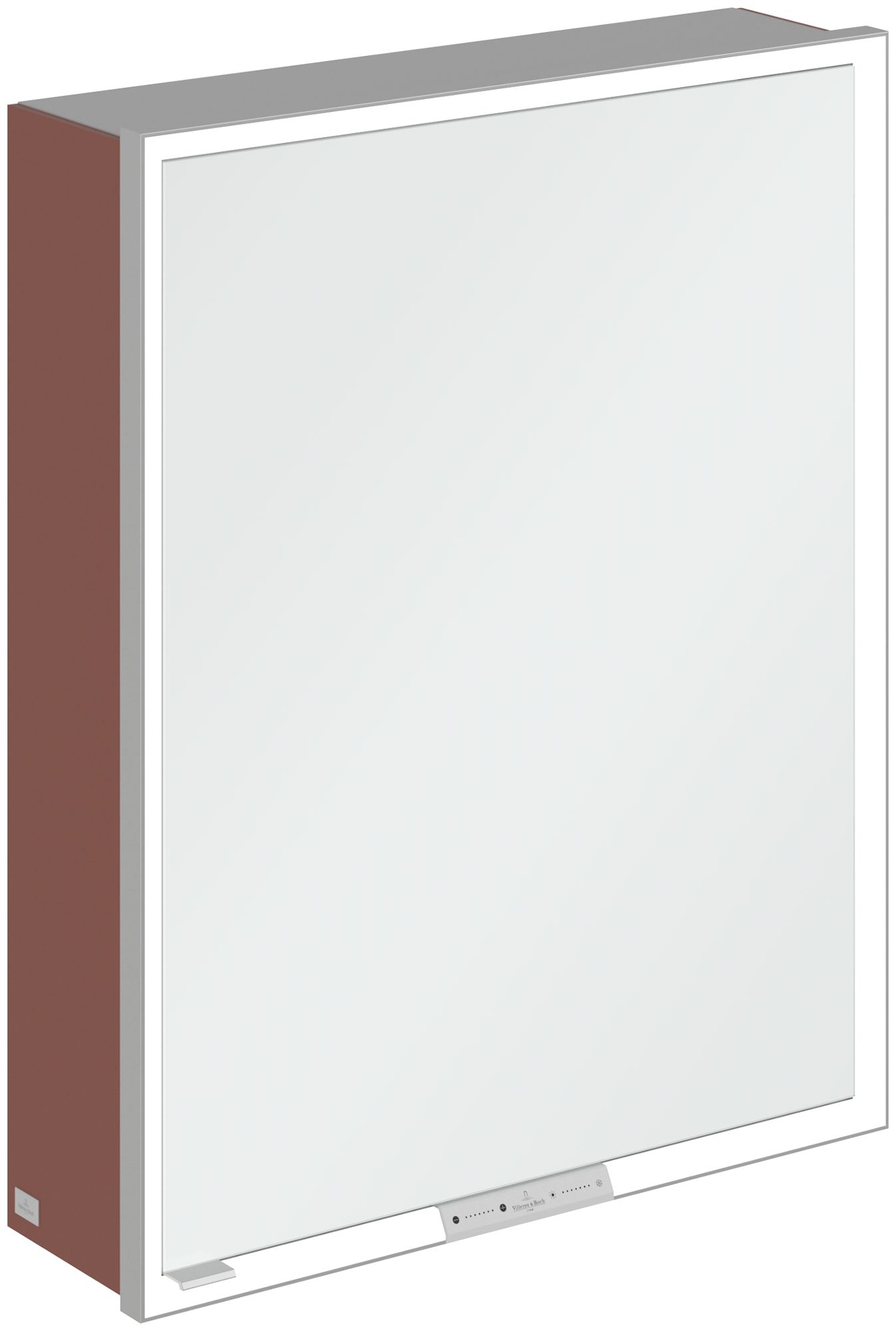 Villeroy & Boch My View+ kast 60x16.8x75 cm met spiegel rood A4816RAH
