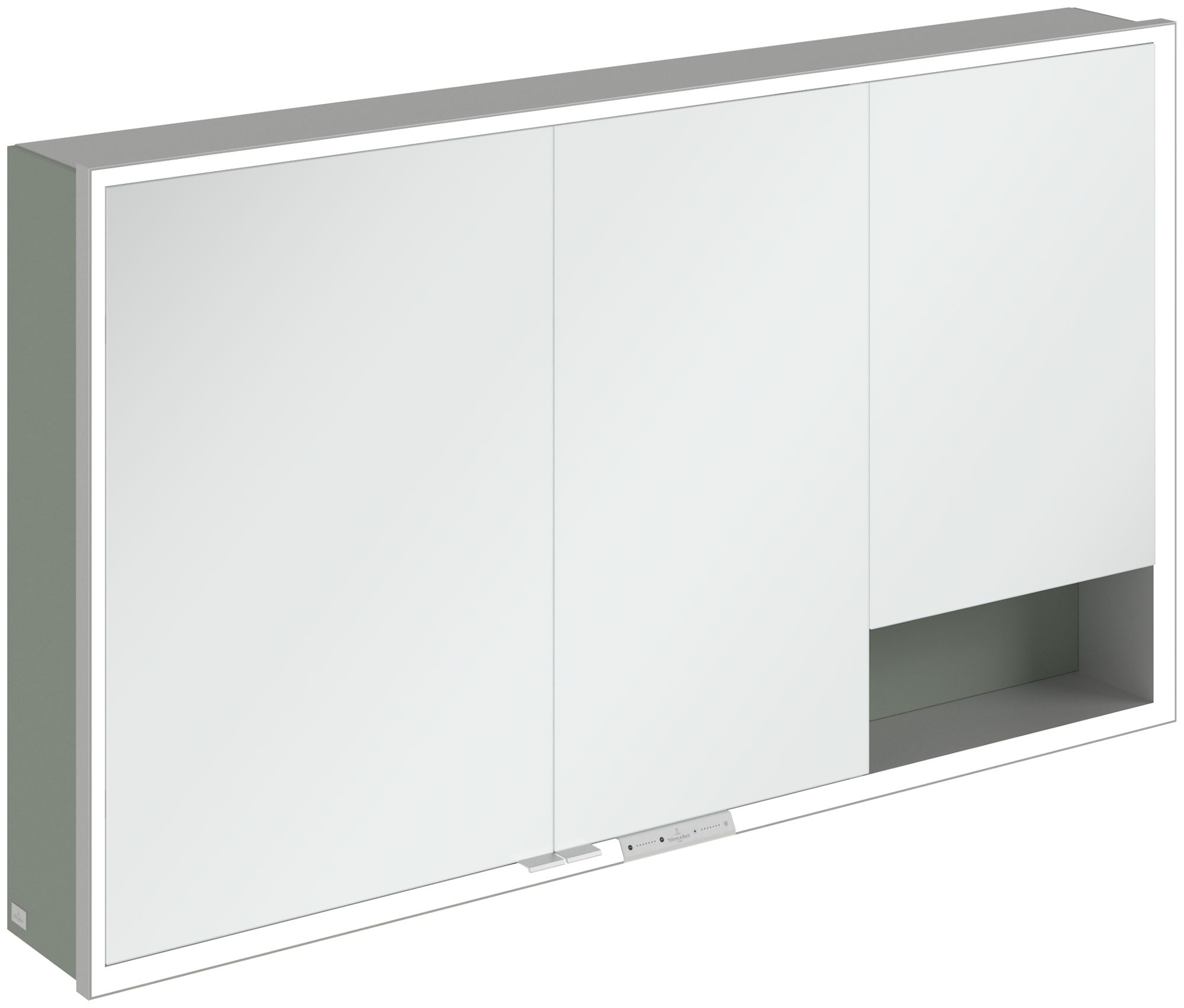 Villeroy & Boch My View+ kast 130x16.8x75 cm met spiegel groen A48113AF