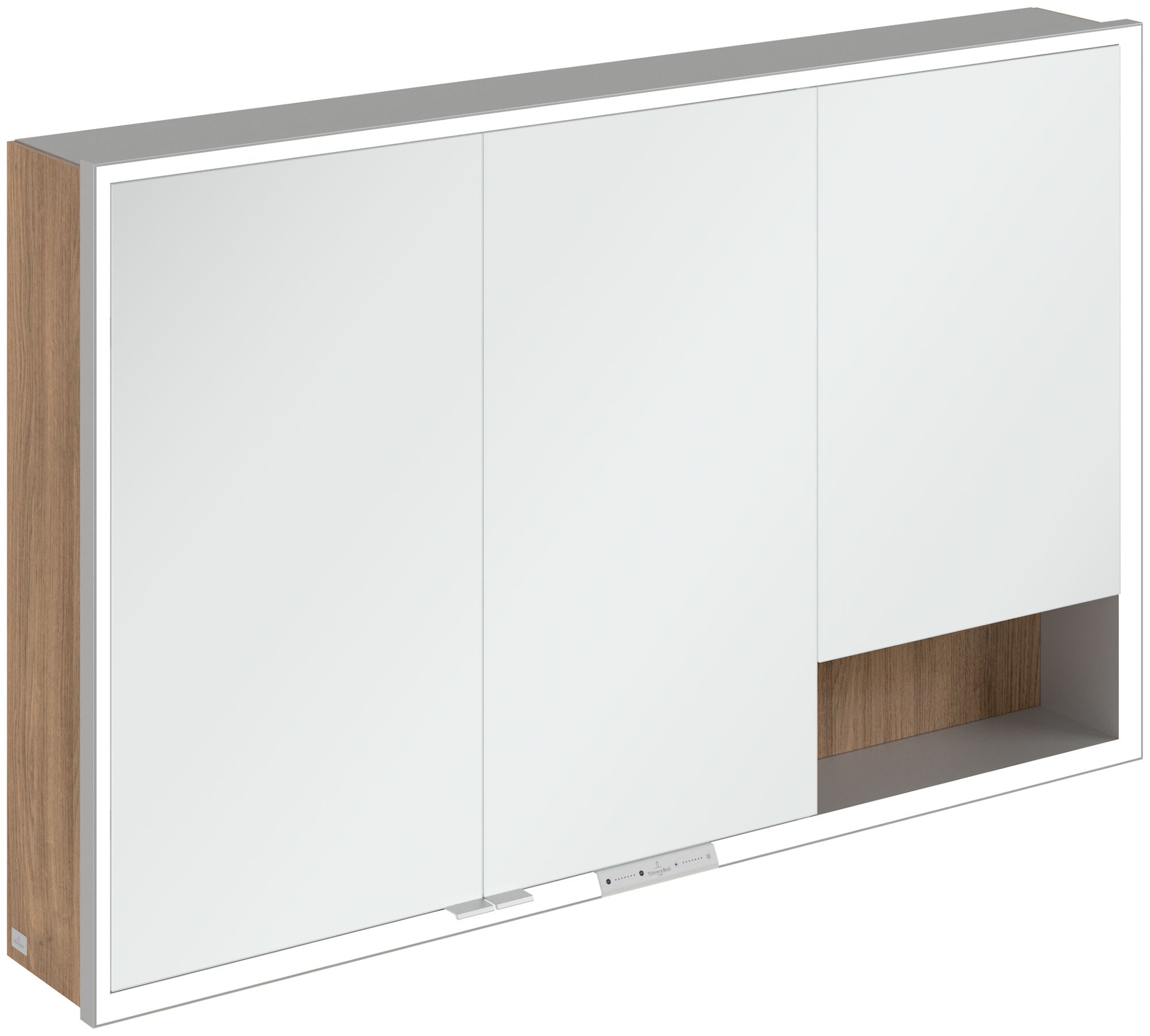 Villeroy & Boch My View+ kast 120x16.8x75 cm met spiegel eik A48112RH