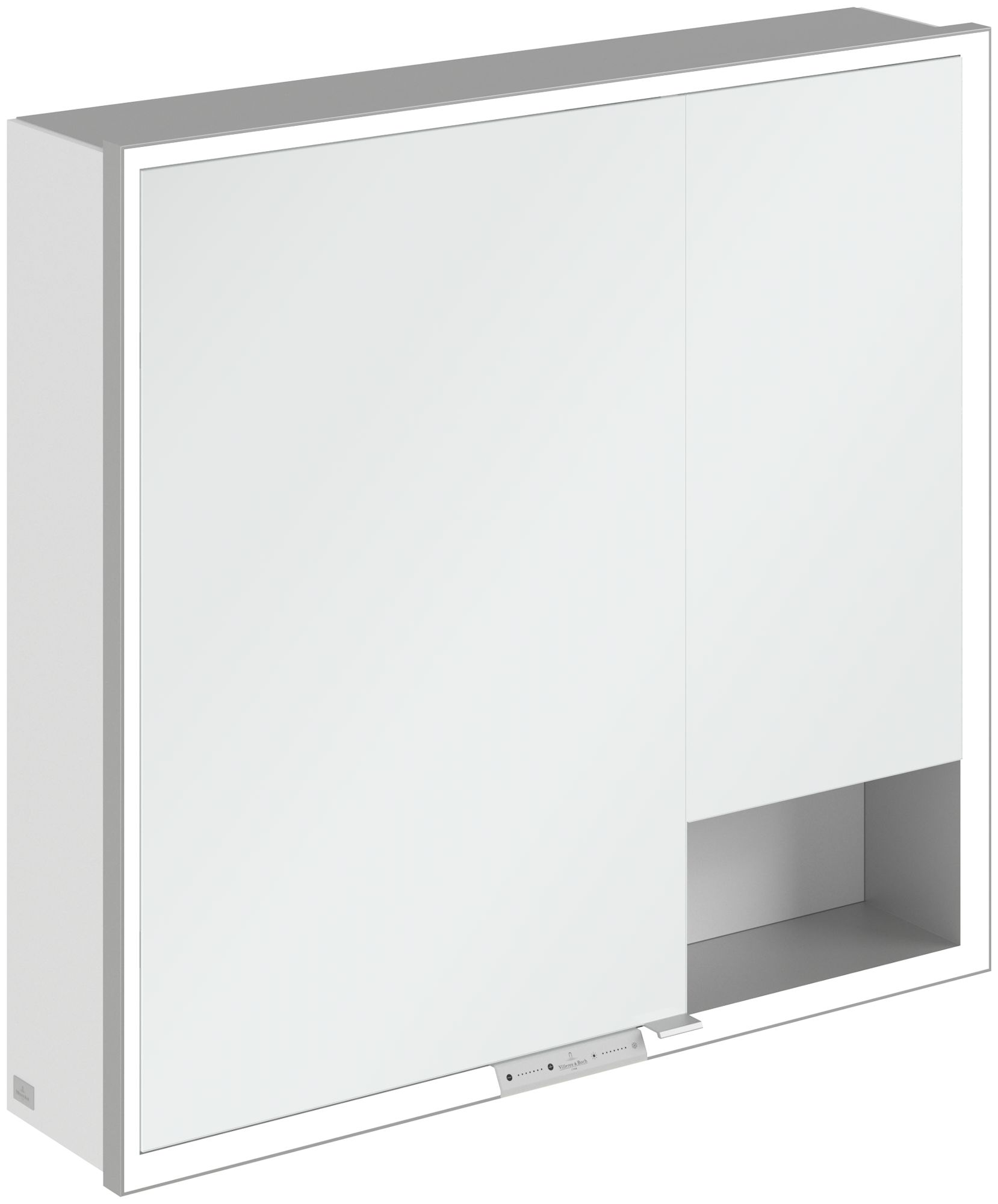 Villeroy & Boch My View+ kast 80x16.8x75 cm met spiegel wit A48180VF