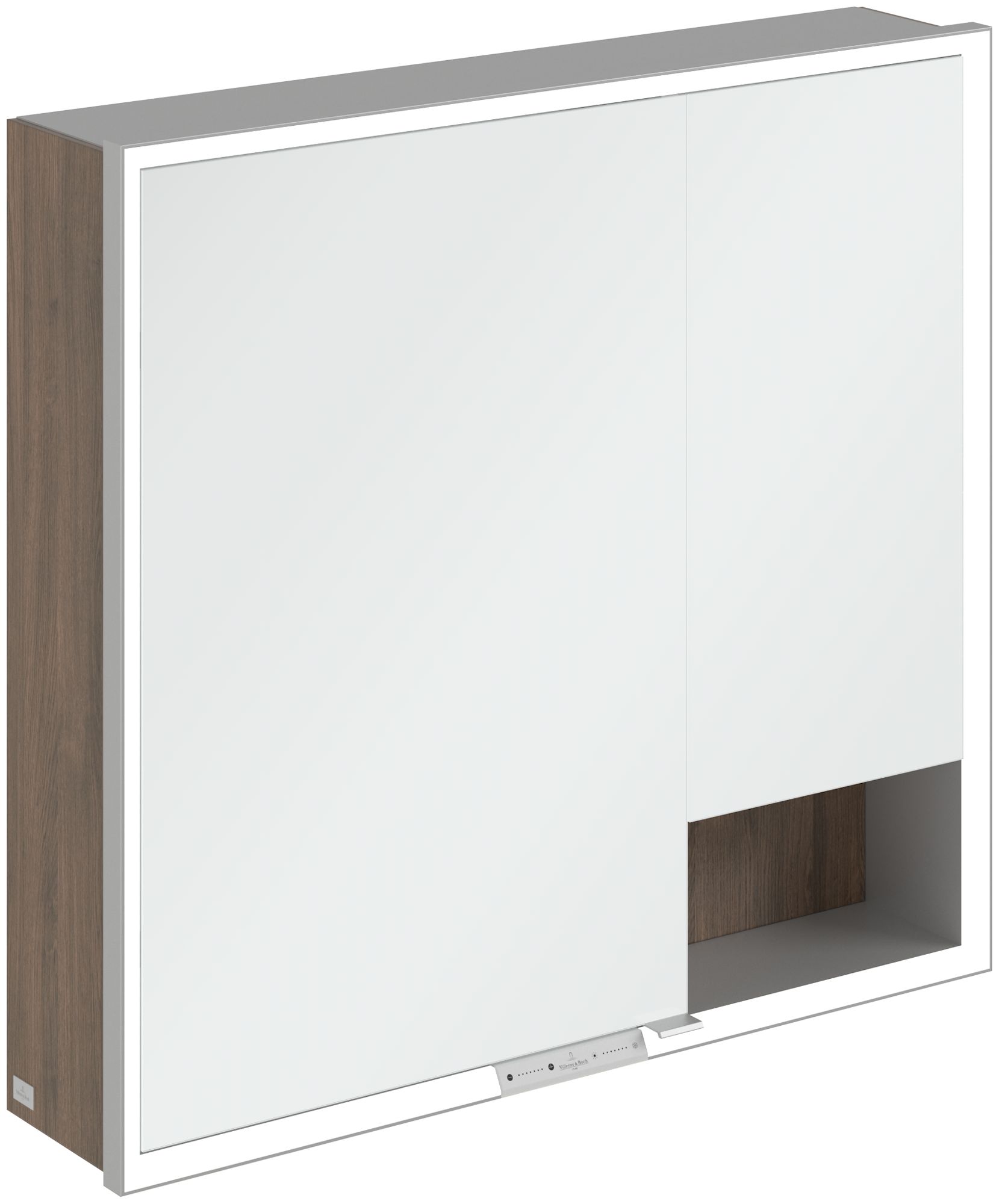 Villeroy & Boch My View+ kast 80x16.8x75 cm met spiegel eik A48180VH