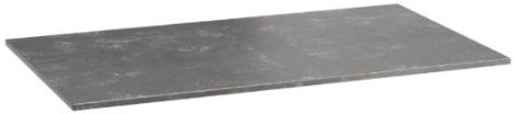 Defra Konglomerat Etna Black badkamerblad op kast 120.6x46 cm zwart MZ-K-BLA-0112