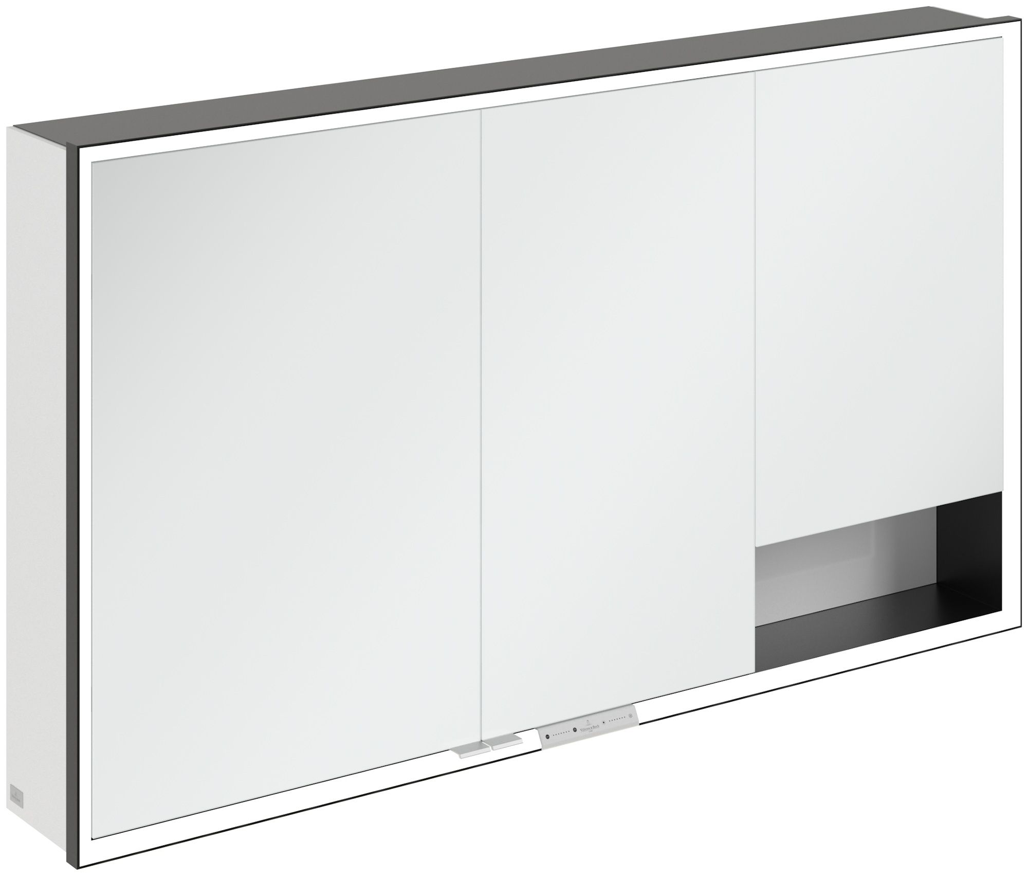 Villeroy & Boch My View+ kast 130x16.8x75 cm met spiegel wit B48113VE