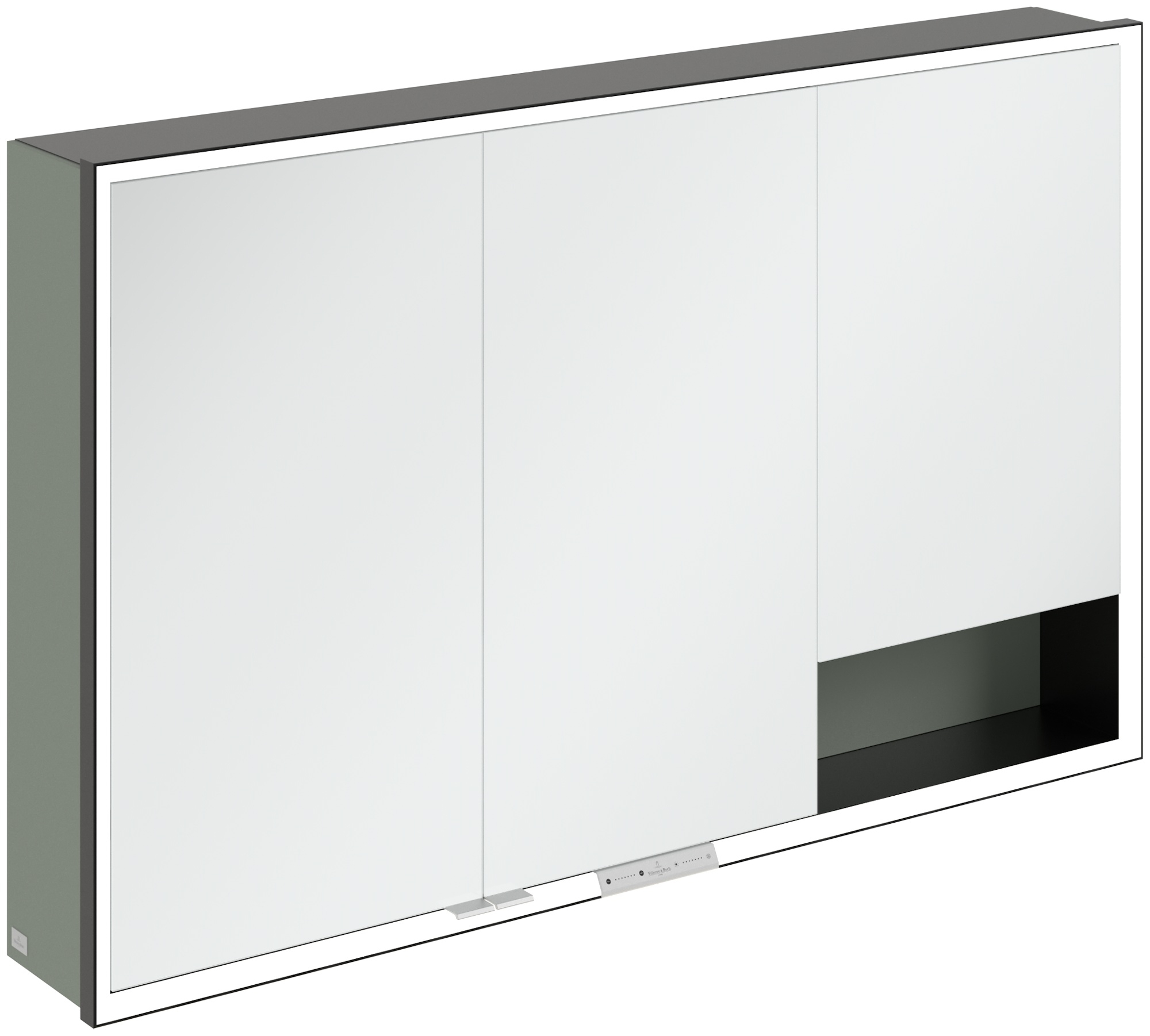 Villeroy & Boch My View+ kast 120x16.8x75 cm met spiegel groen B48112AF