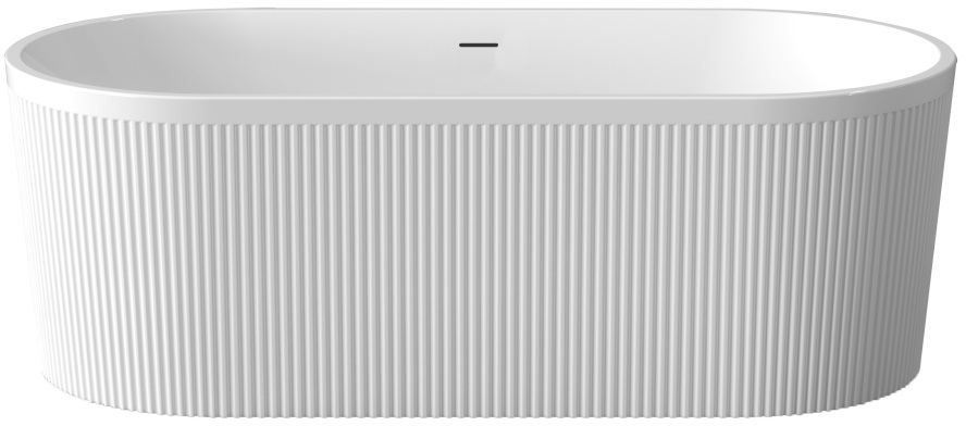 Invena Glamour vrijstaand bad 170x80 cm ovaal wit AN-01-120