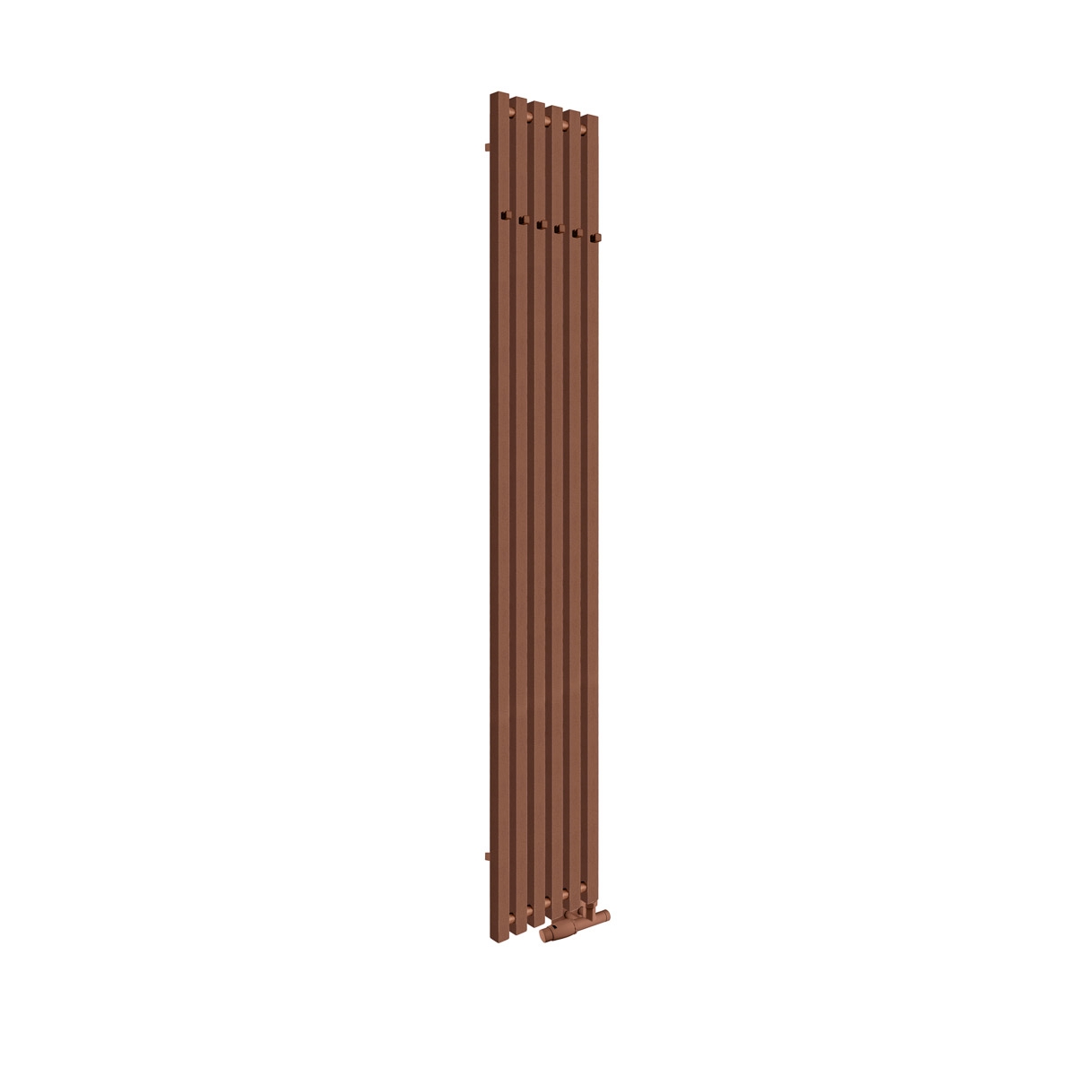 Oltens Stang Square badkamerverwarming decoratief 180x28 cm geborsteld koper 55027610