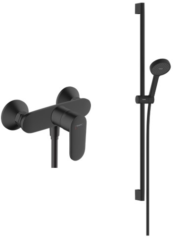 Set douchekraan Hansgrohe Vernis Blend 71640670, doucheset Hansgrohe Activera Select S 28046670
