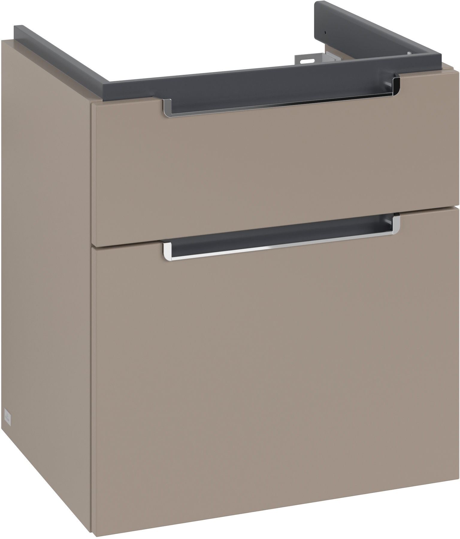 Villeroy & Boch Subway 2.0 kast 53.7x42.3x59 cm hangend onder de wastafel grijs A90810VM