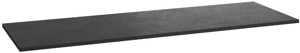 Defra Presto badkamerblad op kast 140x46 cm zwart 001-F-14031