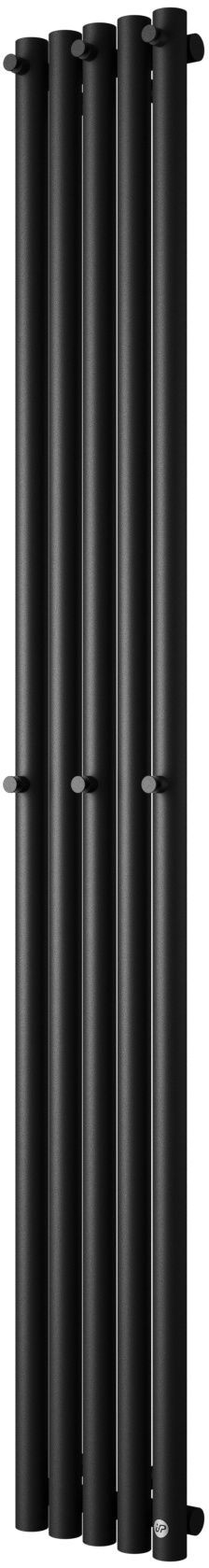 Instal Projekt Hengo badkamerverwarming decoratief 120x9 cm zwart HEN-120/02C31