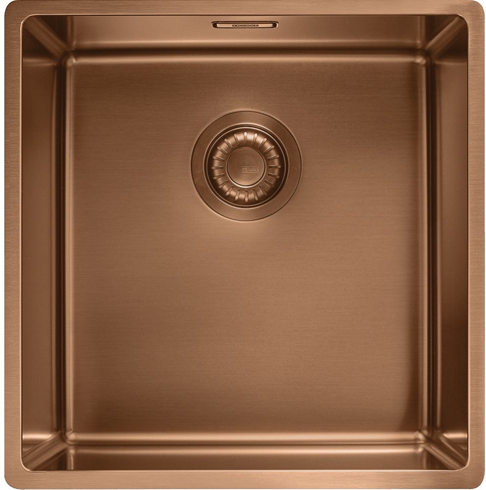 Franke Mythos BXM stalen spoelbak 44x45 cm koper 127.0627.582