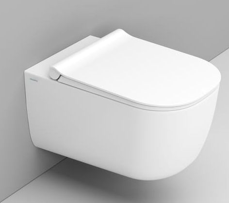 Ceramica Dolomite Mirto toiletpot hangend zonder kraag wit mat D462541
