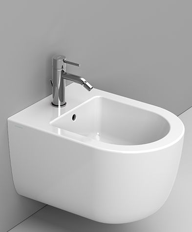 Ceramica Dolomite Mirto Round Short bidet wandhangend wit D473601