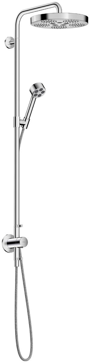 Axor One doucheset inbouw met thermostaat met regendouche chroom 48796000