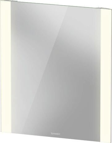 Duravit Light & Mirrors spiegel 60x70 cm rechthoekig met verlichting wit LM7865000000000
