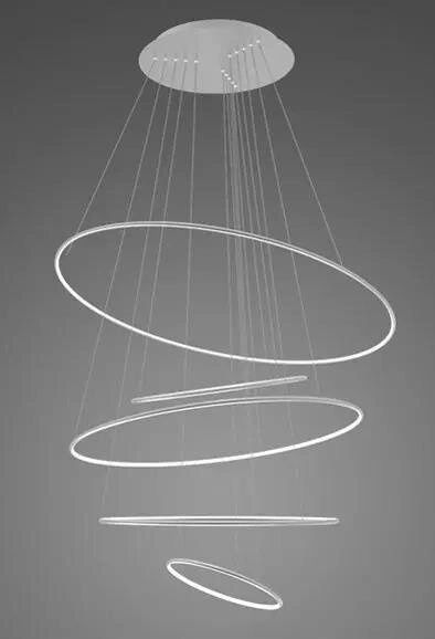 Altavola Design Led Shape hanglamp 1x192 W zilveren LA085/P_150_in_3k_silver_dimm