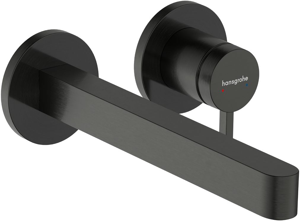 Hansgrohe Finoris wastafelkraan inbouw chroom-zwart 76050340