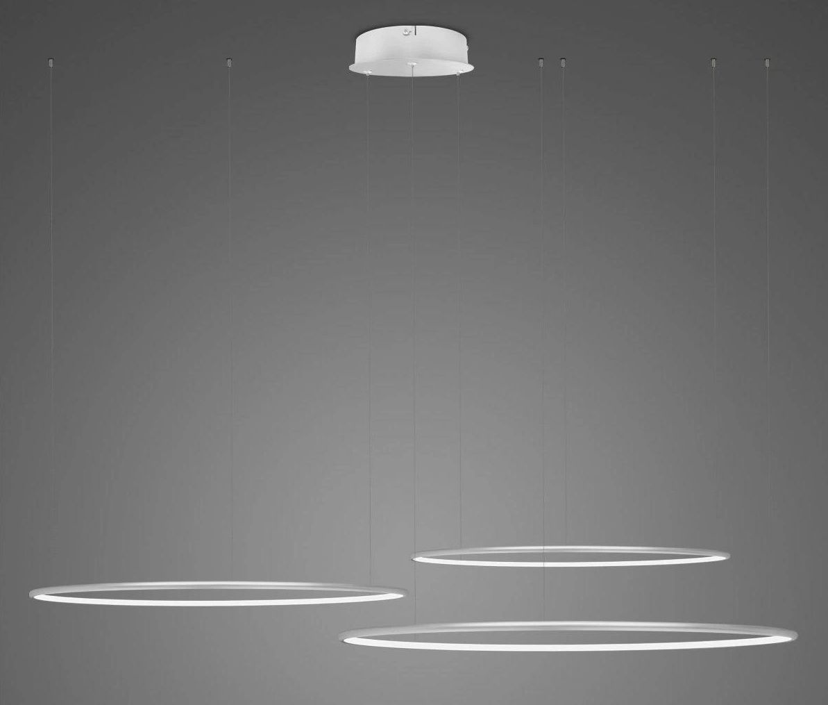 Altavola Design Led Shape hanglamp 1x68 W zilveren LA075/CO3_80_in_4k_silver_dimm