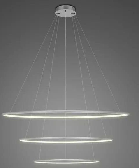 Altavola Design Led Shape hanglamp 1x68 W zilveren LA075/P_80_in_3k_silver
