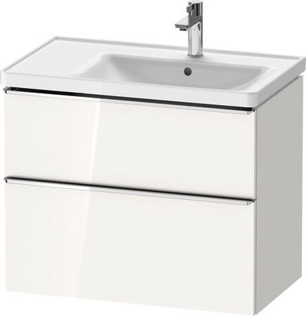 Duravit D-Neo kast 78.4x45.2x62.5 cm hangend onder de wastafel wit DE4358010220000