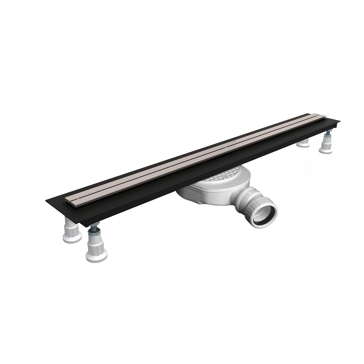 Set afdekking lineaire afvoer Oltens Langan Slim 30020910, lineair afvoerrooster Oltens Langan Slim 30016300