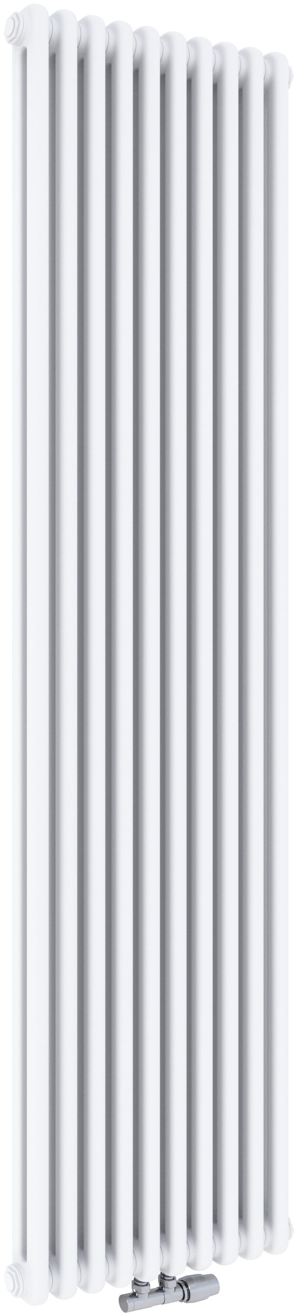 Irsap Tesi 2 kamerverwarming 45x180 cm podłączenie onder wit IRS-TES-2180-10-B-50