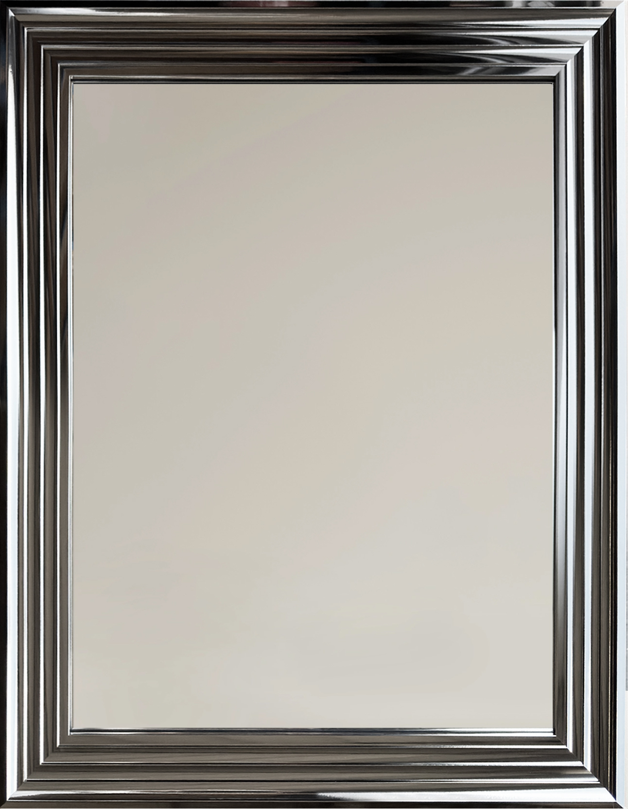 Ars Longa Malaga spiegel 144.6x54.6 cm rechthoekig nikkel MALAGA40130-N