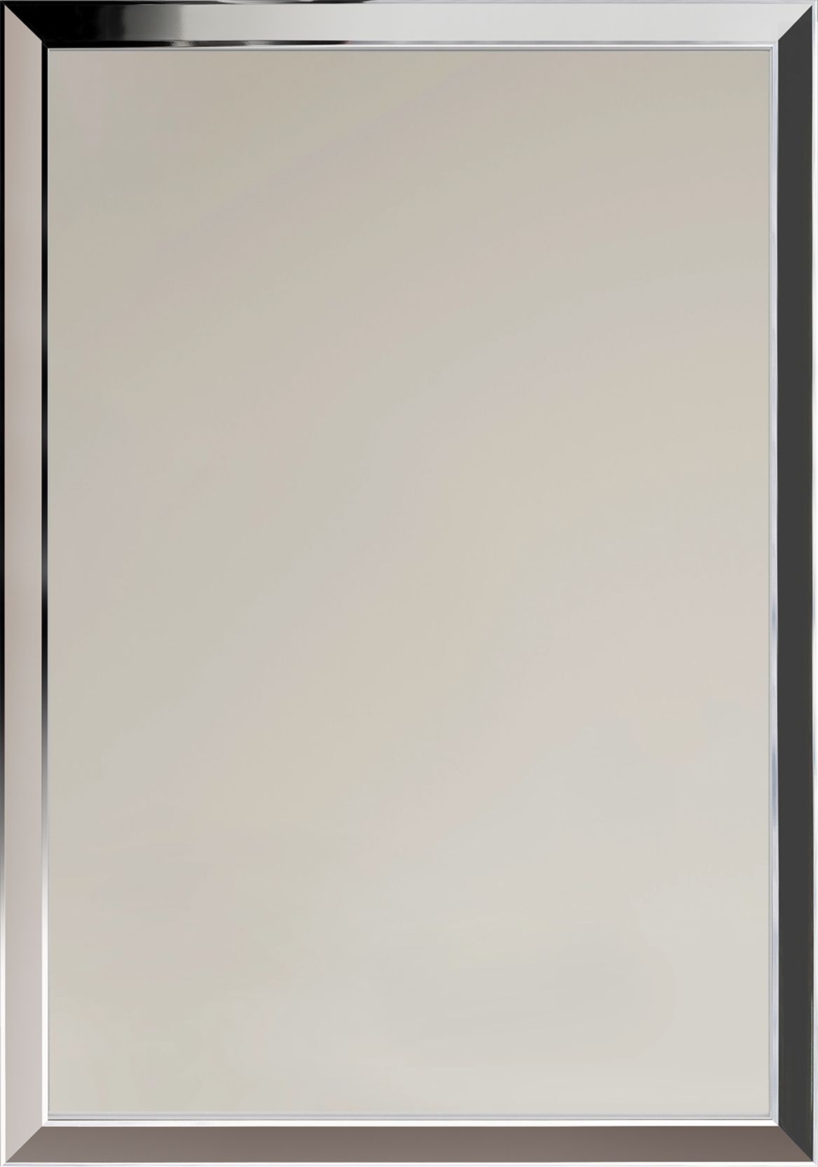 Ars Longa Helsinki spiegel 75.2x55.2 cm rechthoekig nikkel HELSINKI5070-N