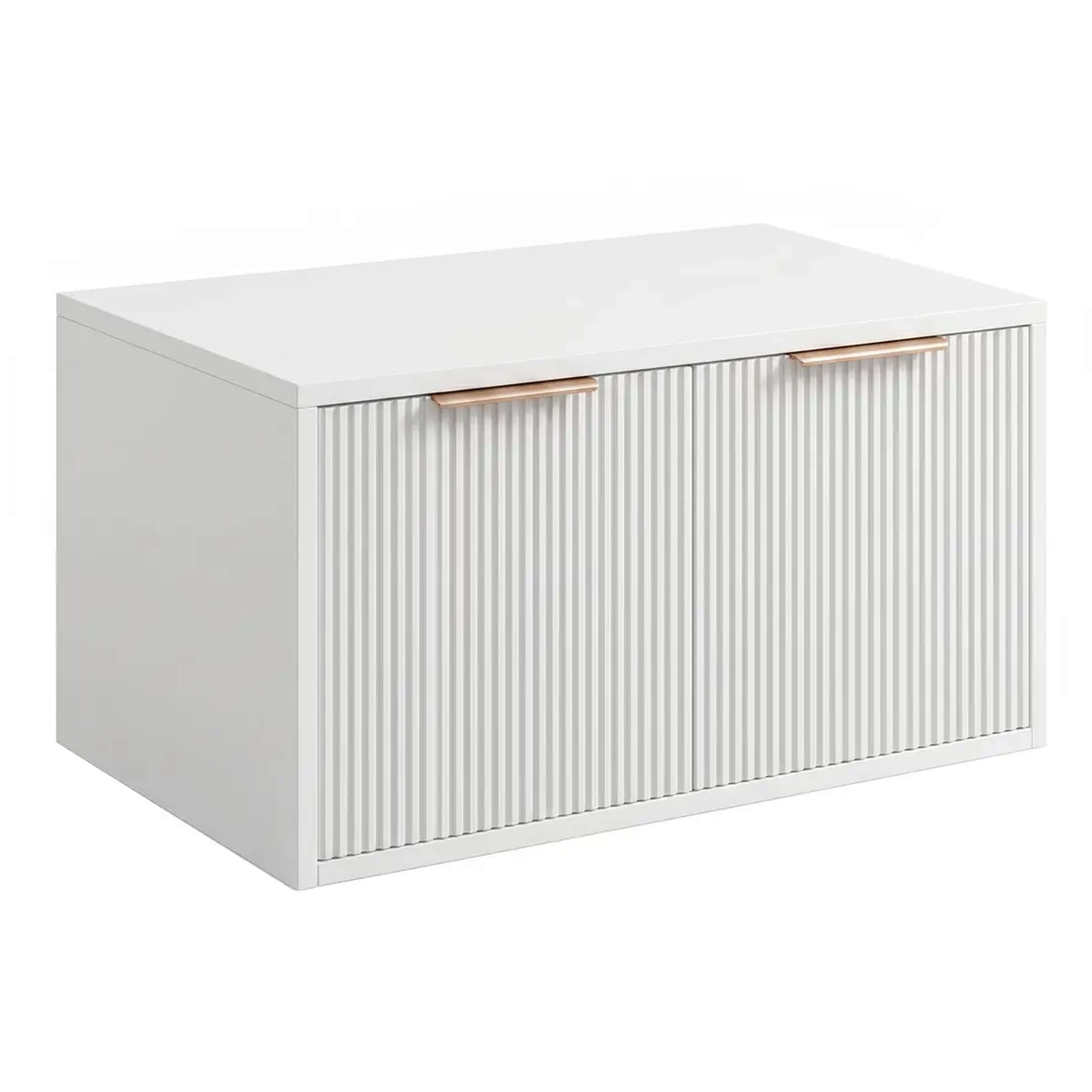 Rea Core kast 80x47x40 cm hangend onder de wastafel wit REA-M0401