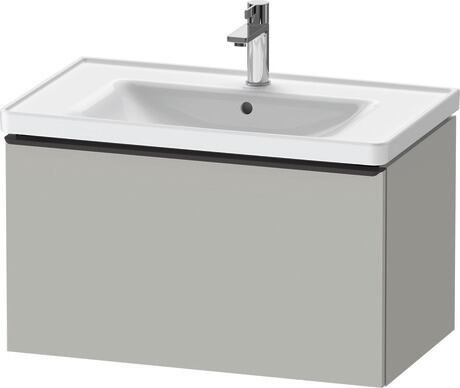 Duravit D-Neo kast 78.4x45.2x44 cm hangend onder de wastafel grijs DE4255010070000