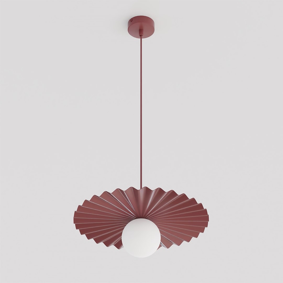 Emibig Umbra hanglamp 1x8 W bourgondisch rood 1729/1