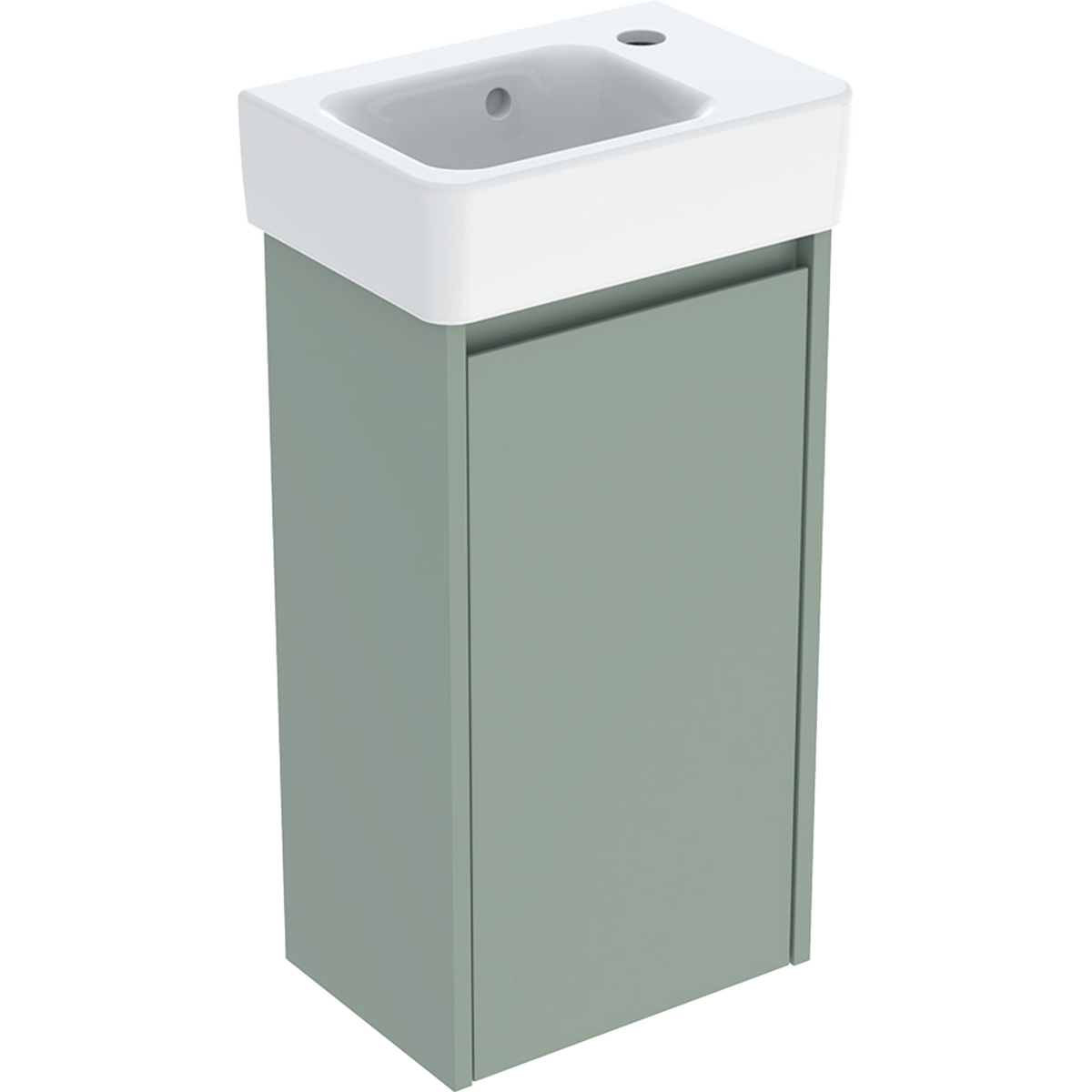 Geberit Selnova Square wastafel met kast 36 cm 504.130.IK.1