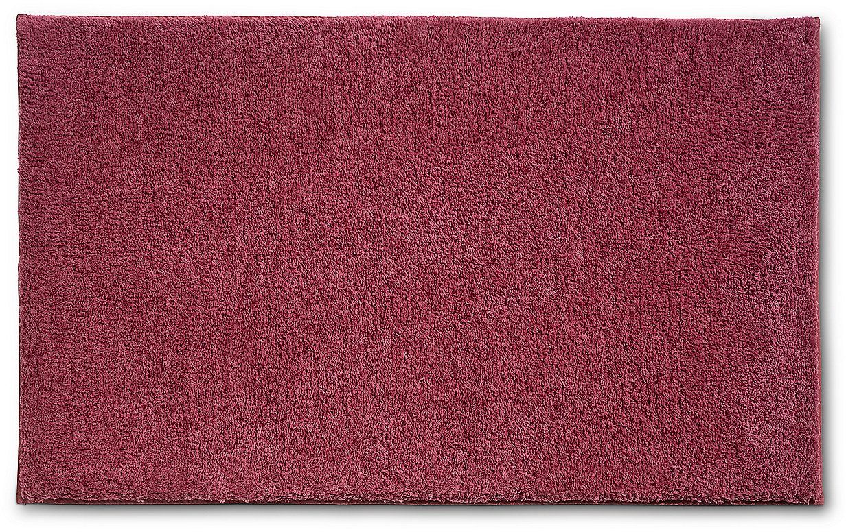 Kela Maja badkamermatje 80x50 cm rechthoekig rood 23577