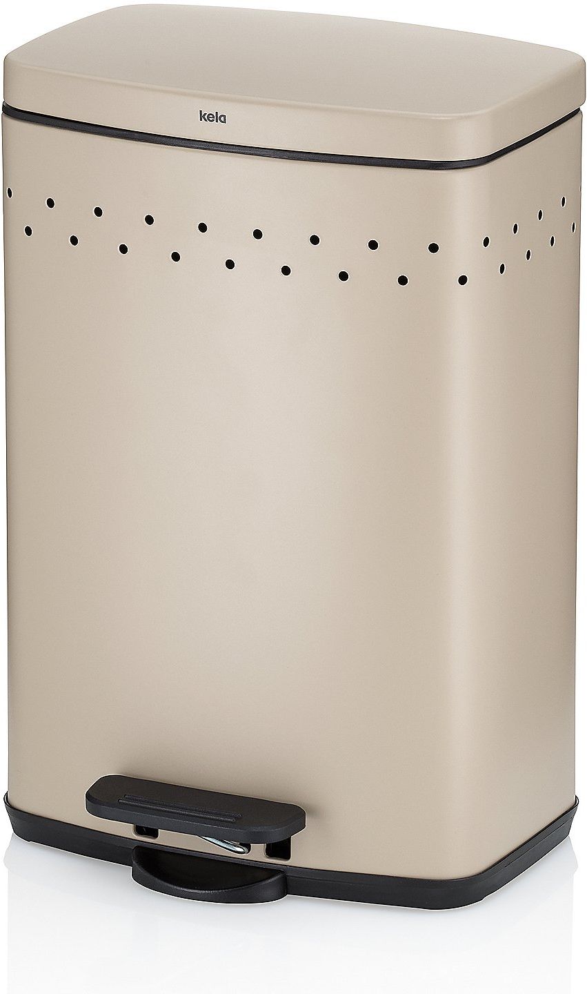 Kela Malaga prullenbak 5 l beige 23972