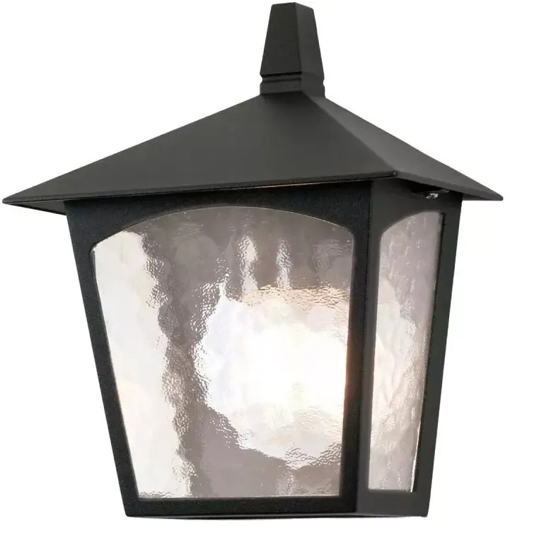 Elstead Lighting York buitenwandlamp 1x60 W zwart BL15-BLACK