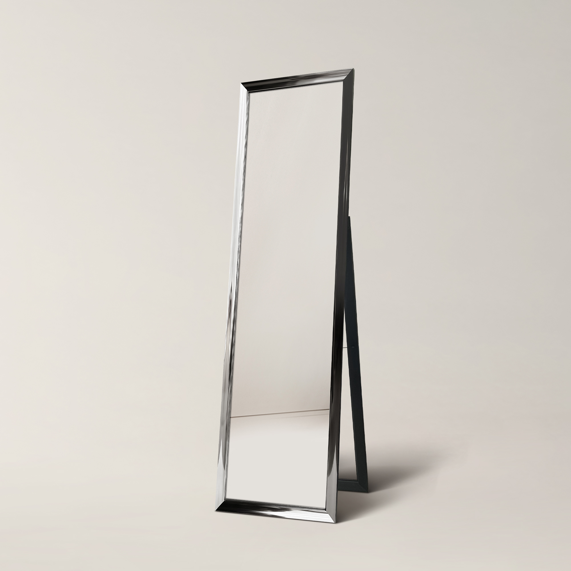 Ars Longa Slim spiegel 57.8x167.8 cm rechthoekig nikkel LS-SLIM50160-N