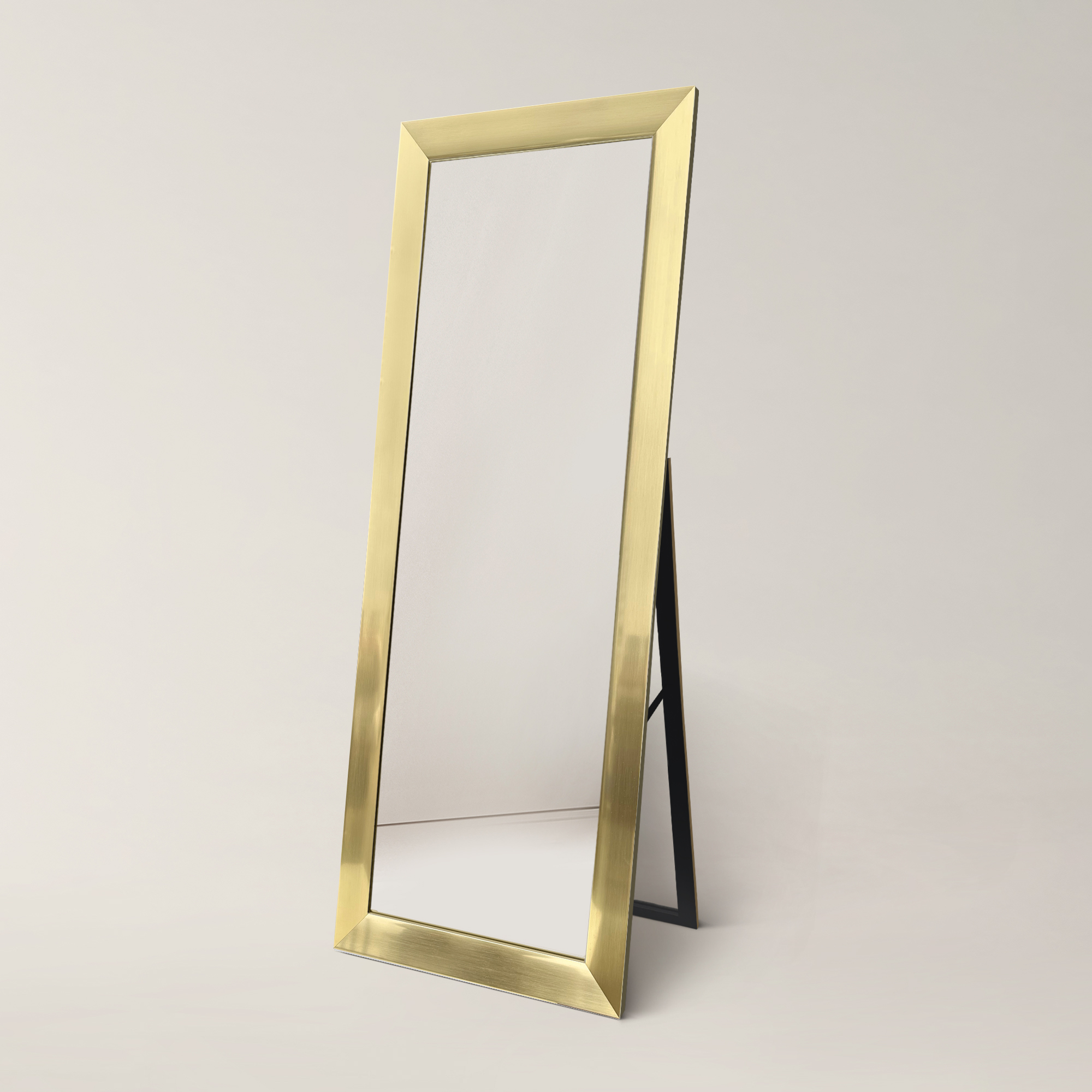 Ars Longa Milano spiegel 64.6x174.6 cm rechthoekig gouden LS-MILANO50160-ZS