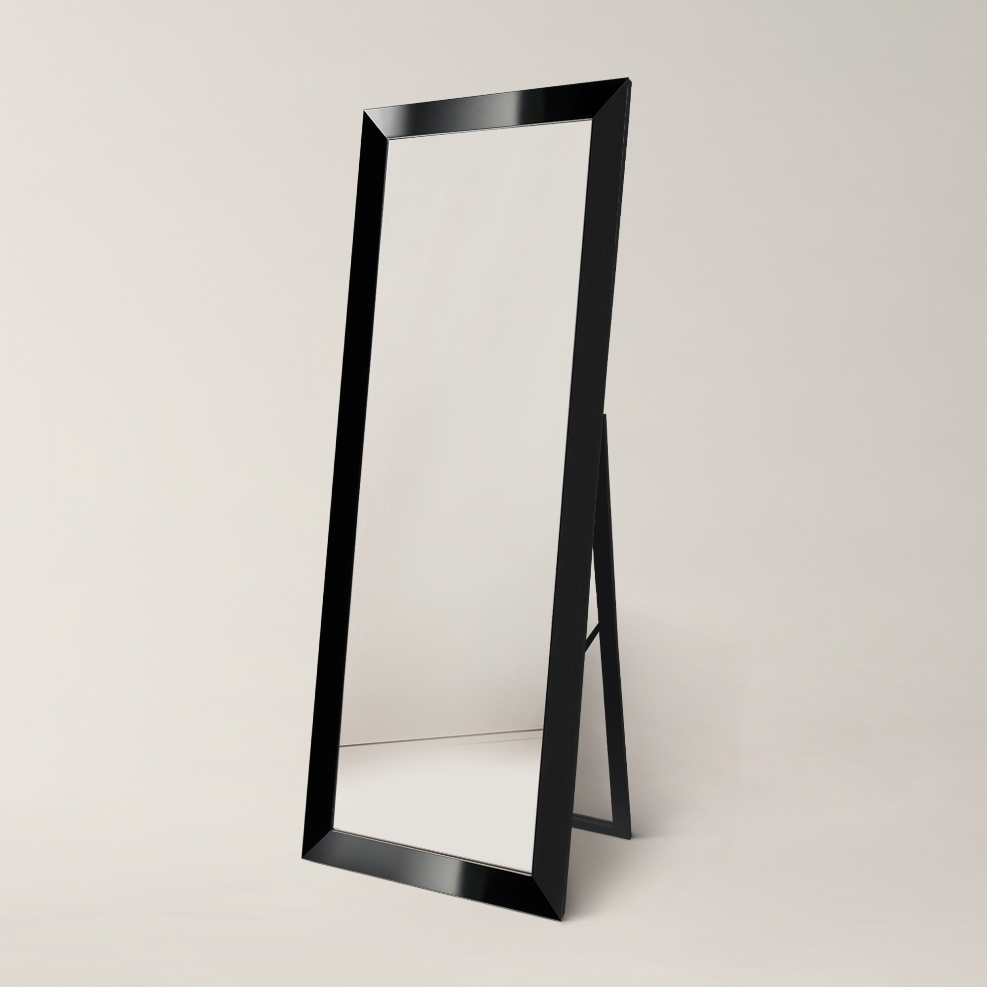 Ars Longa Milano spiegel 64.6x174.6 cm rechthoekig zwart LS-MILANO50160-C