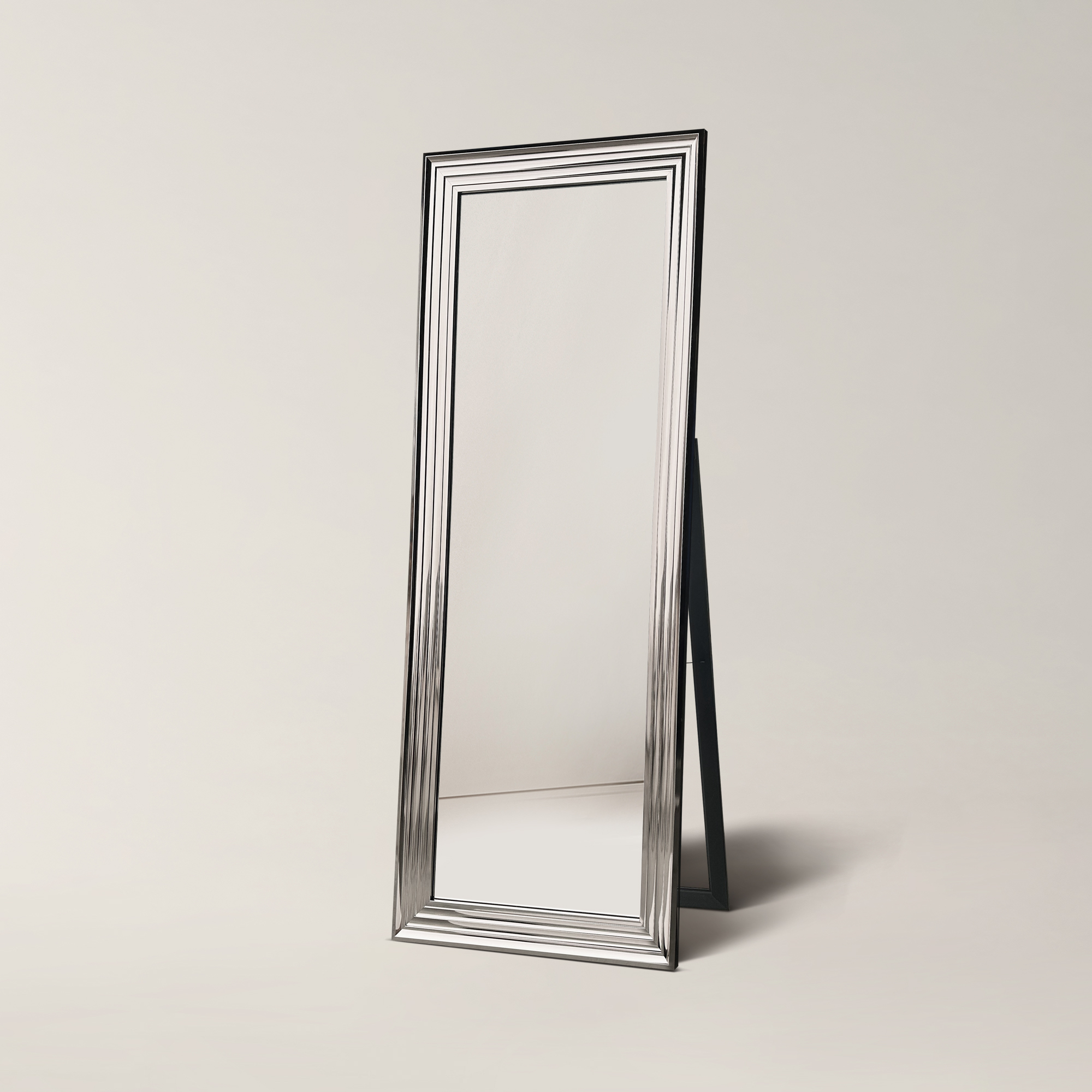Ars Longa Malaga spiegel 64.6x174.6 cm rechthoekig nikkel LS-MALAGA50160-N