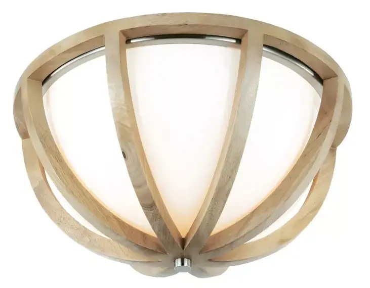 Elstead Lighting Allier plafond 2x60 W hout FE-ALLIER-F-LW