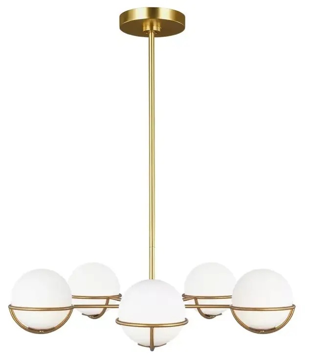 Elstead Lighting Apollo hanglamp 5x3 W messing FE-APOLLO5-BB