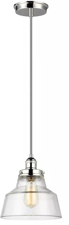 Elstead Lighting Baskin hanglamp 1x60 W nikkel FE-BASKIN-P-A-PN