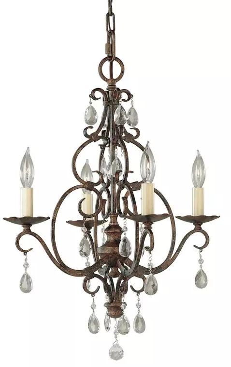 Elstead Lighting Chateau plafondlamp 4x60 W bruin FE-CHATEAU4