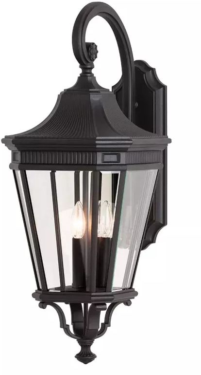 Elstead Lighting Cotswold Lane buitenwandlamp 1x60 W zwart FE-COTSLN2-L-BK
