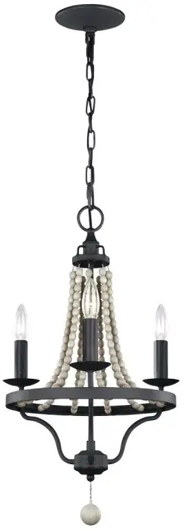 Elstead Lighting Nori hanglamp 3x40 W hout FE-NORI3-DWZ