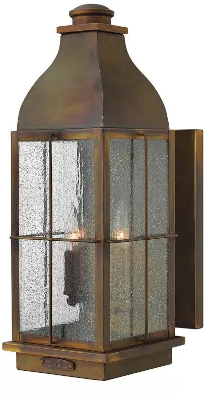 Elstead Lighting Bingham buitenwandlamp 1x60 W bruin HK-BINGHAM-L