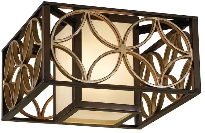 Elstead Lighting Remy plafond 2x60 W gouden-bruin FE-REMY-F